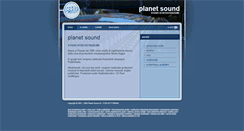 Desktop Screenshot of planetsound.it